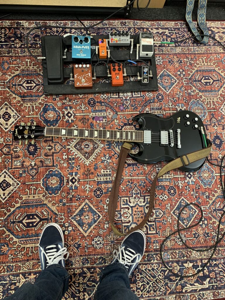 Guitar Pedals and Electric Guitar
